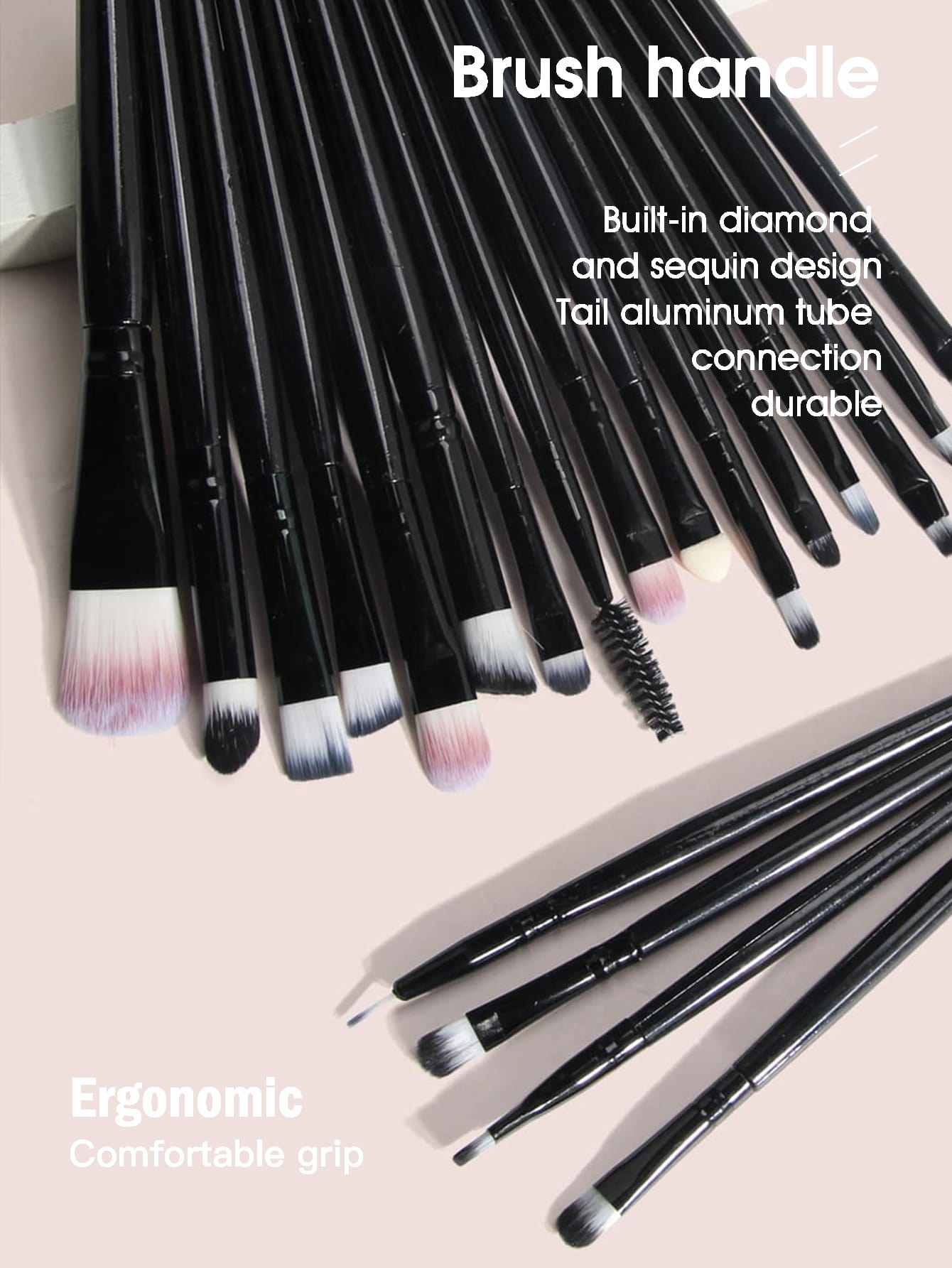 20Pcs Makeup Brush Sets Premium Synthetic Hair Eyeshadow Blending Brush Sets Cosmetics Tools Makeup Brushes Makeup Brushes Set Black Friday