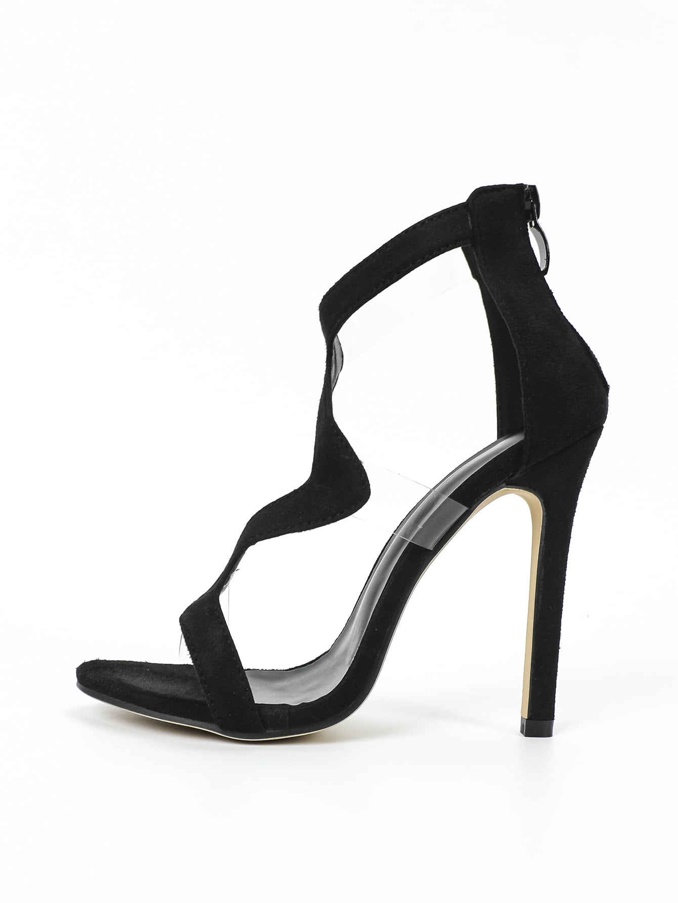 Women Minimalist Stiletto Heeled Ankle Strap Sandals, Elegant Summer Heeled Sandals