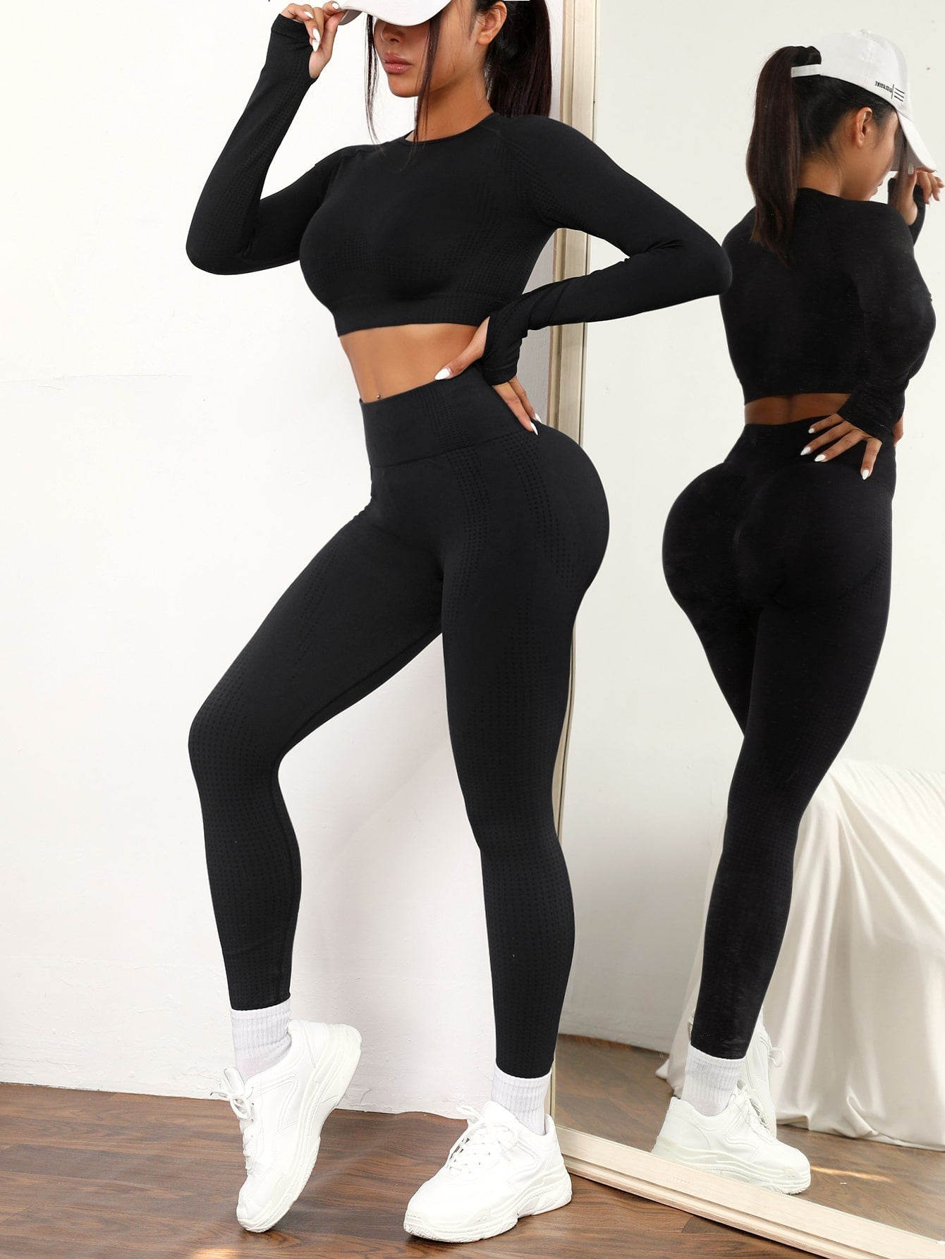 Yoga Basic High-Stretch Seamless Women'S Sports Suit