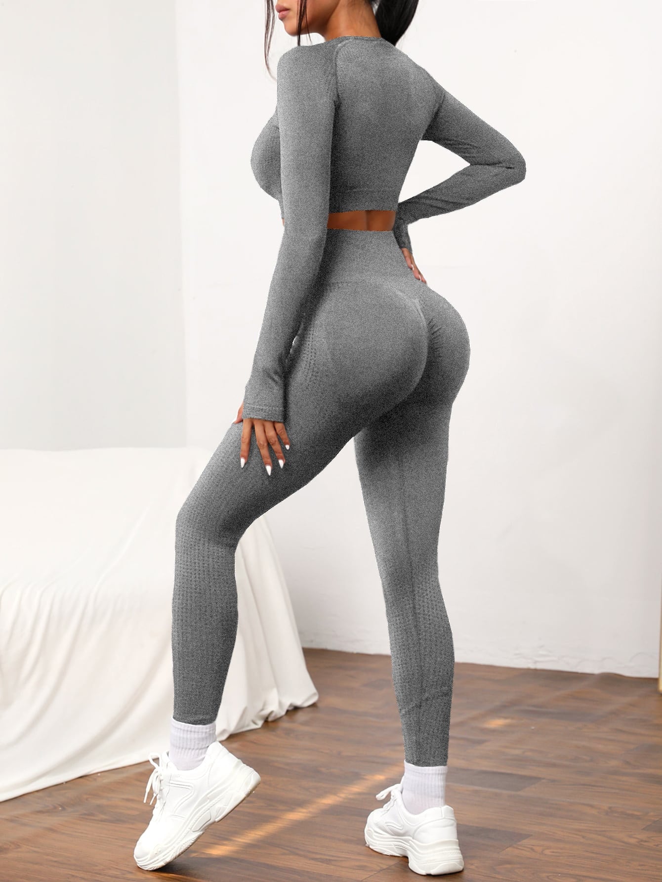 Yoga Basic High-Stretch Seamless Women'S Sports Suit