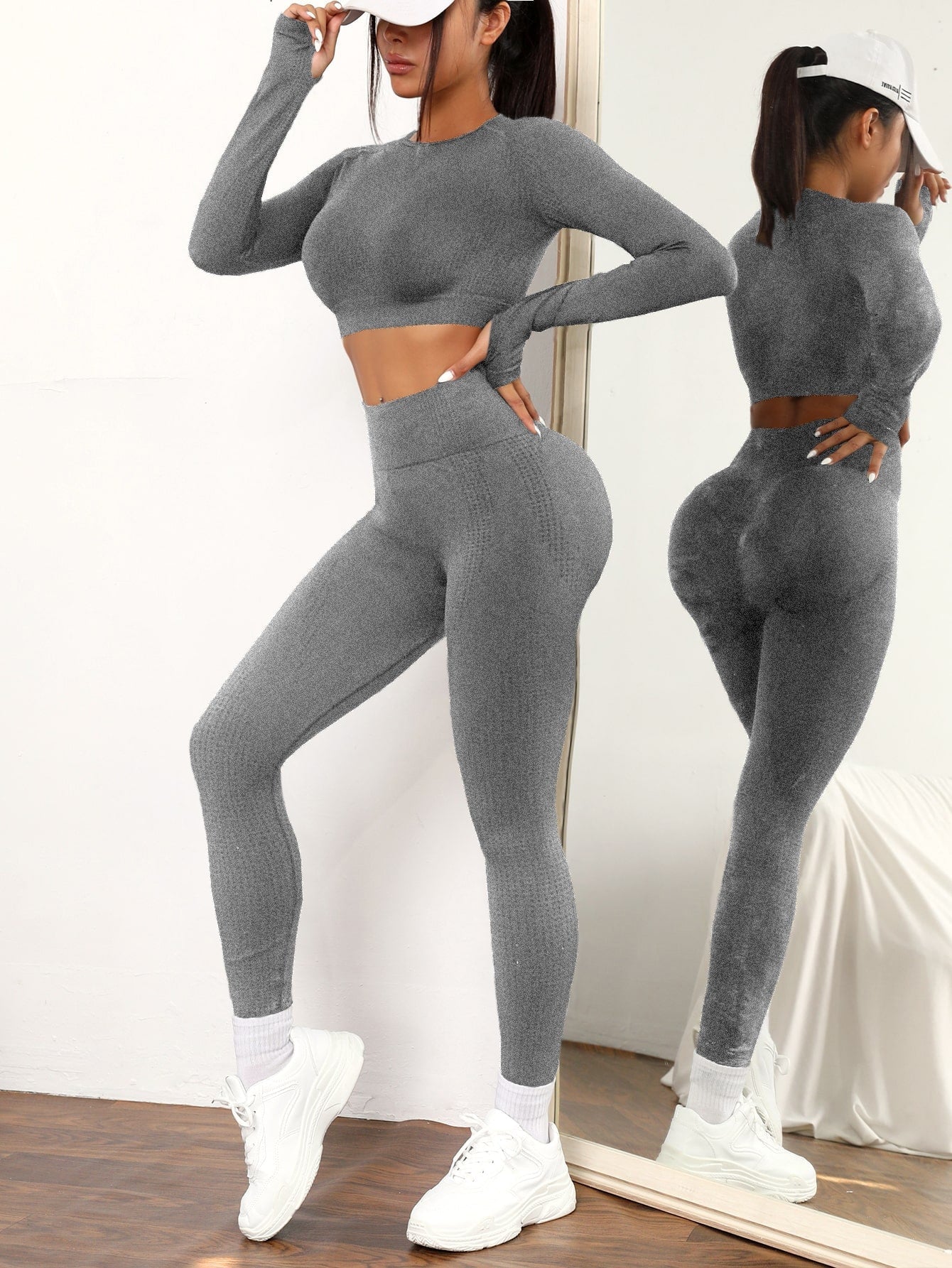 Yoga Basic High-Stretch Seamless Women'S Sports Suit