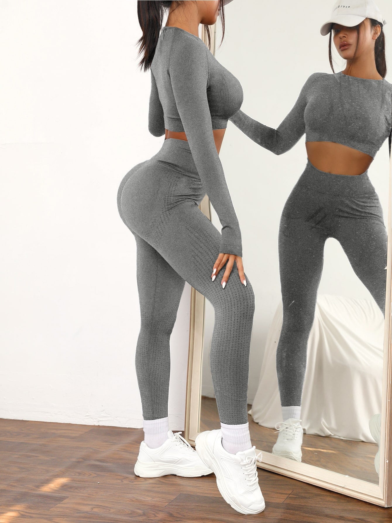 Yoga Basic High-Stretch Seamless Women'S Sports Suit