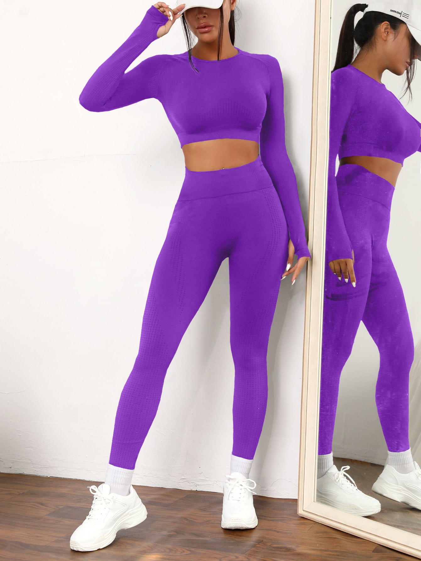 Yoga Basic High-Stretch Seamless Women'S Sports Suit