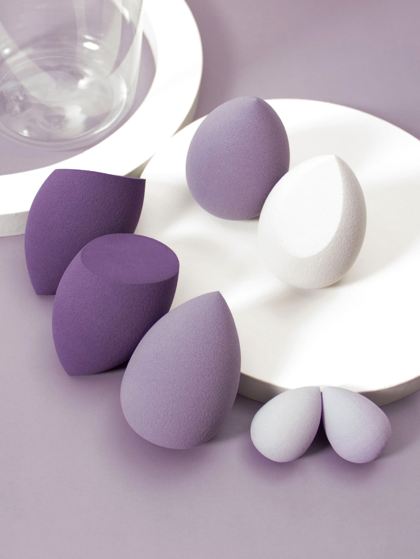 7 Pcs Soft & Gradient Makeup Sponge Set - Perfect for Foundation & Beauty Blending Black Friday