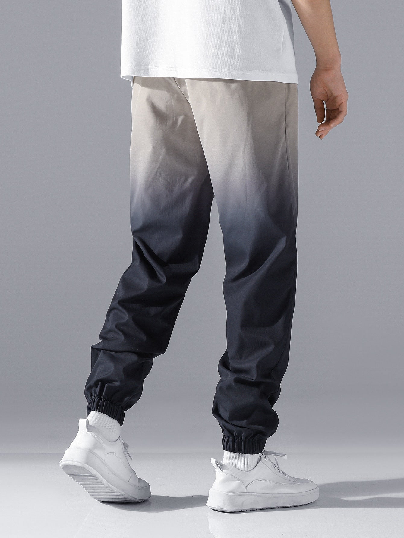 Manfinity Men Ombre Drawstring Waist Pants