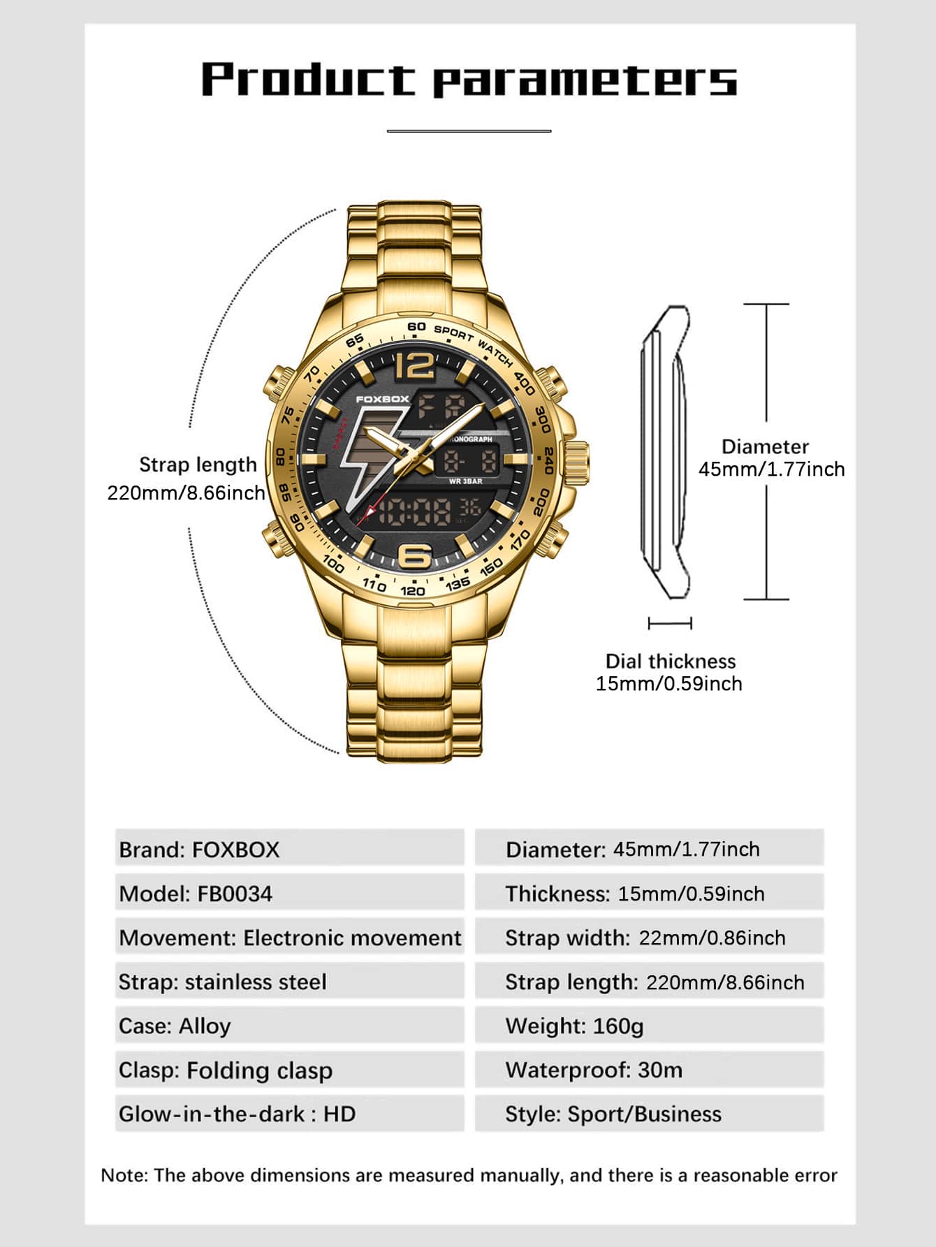 Men  Watch Top Luxury Brand Big Dial Sport Watches Mens Chronograph Quartz Wristwatch Date Male Clock