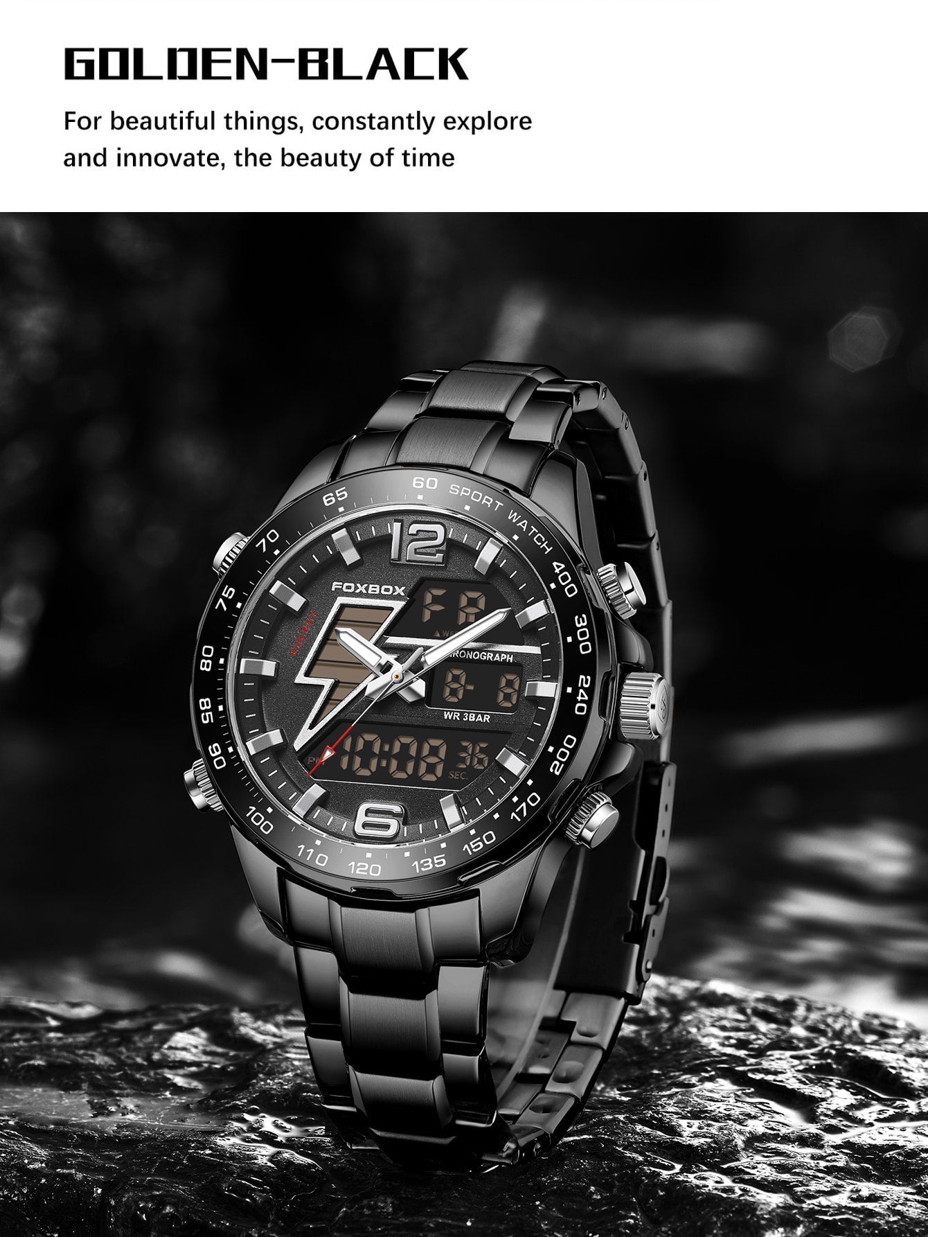 Men  Watch Top Luxury Brand Big Dial Sport Watches Mens Chronograph Quartz Wristwatch Date Male Clock