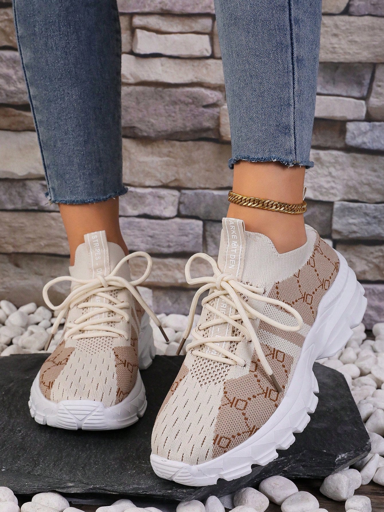 Women's Sports Shoes, Stylish Breathable Running Shoes, Versatile Casual Sneakers