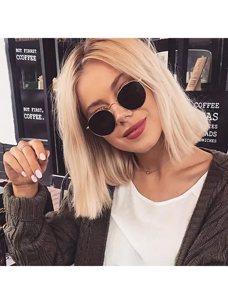 New Fashion Street Style Sunglasses Metal Frame Sun Glasses