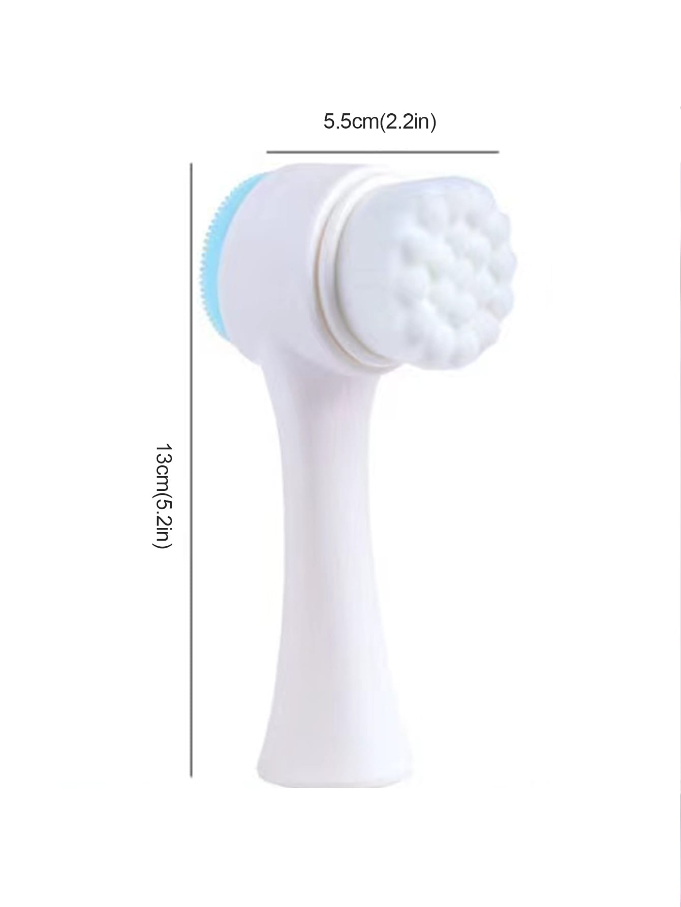 1pc Silicone Facial Cleansing Brush With Soft Bristles For Face Massage