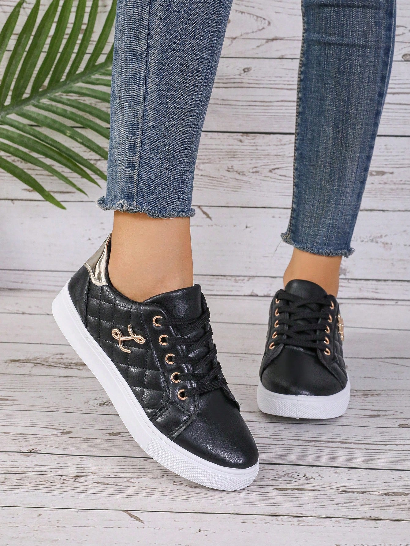 New Spring Autumn Lace-up Women's Sports Shoes, Casual Fashionable Classic Sneakers For Students