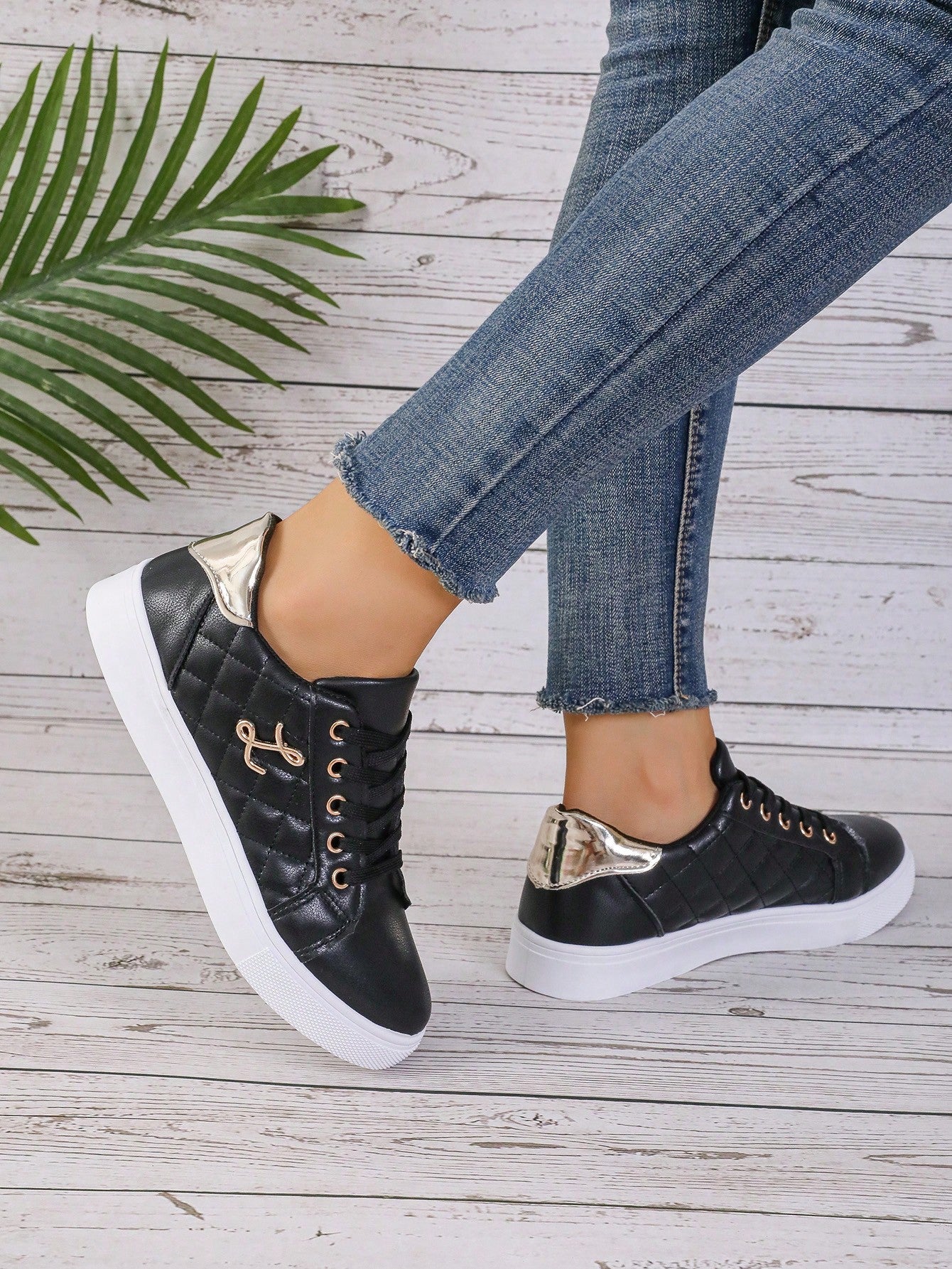 New Spring Autumn Lace-up Women's Sports Shoes, Casual Fashionable Classic Sneakers For Students