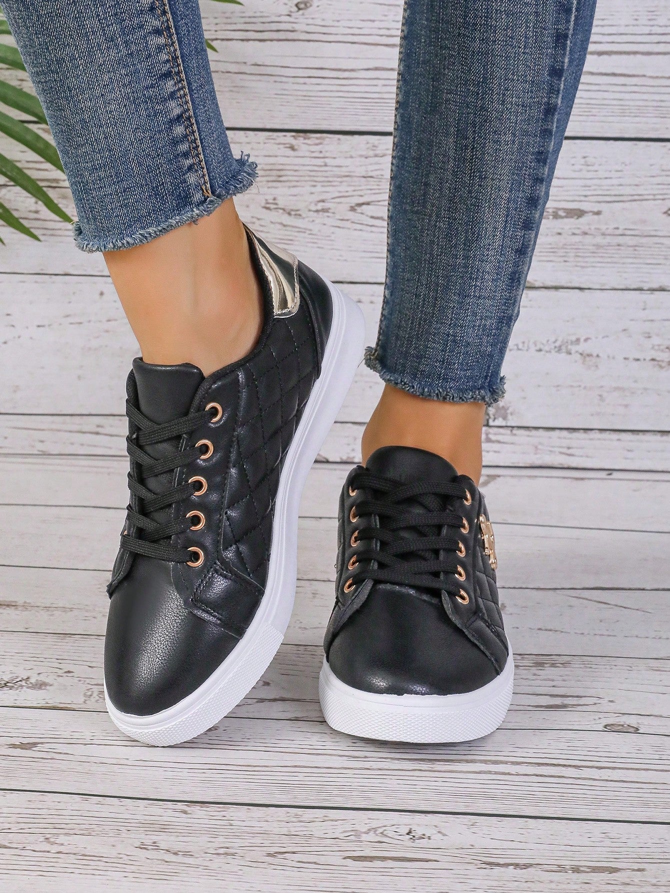 New Spring Autumn Lace-up Women's Sports Shoes, Casual Fashionable Classic Sneakers For Students