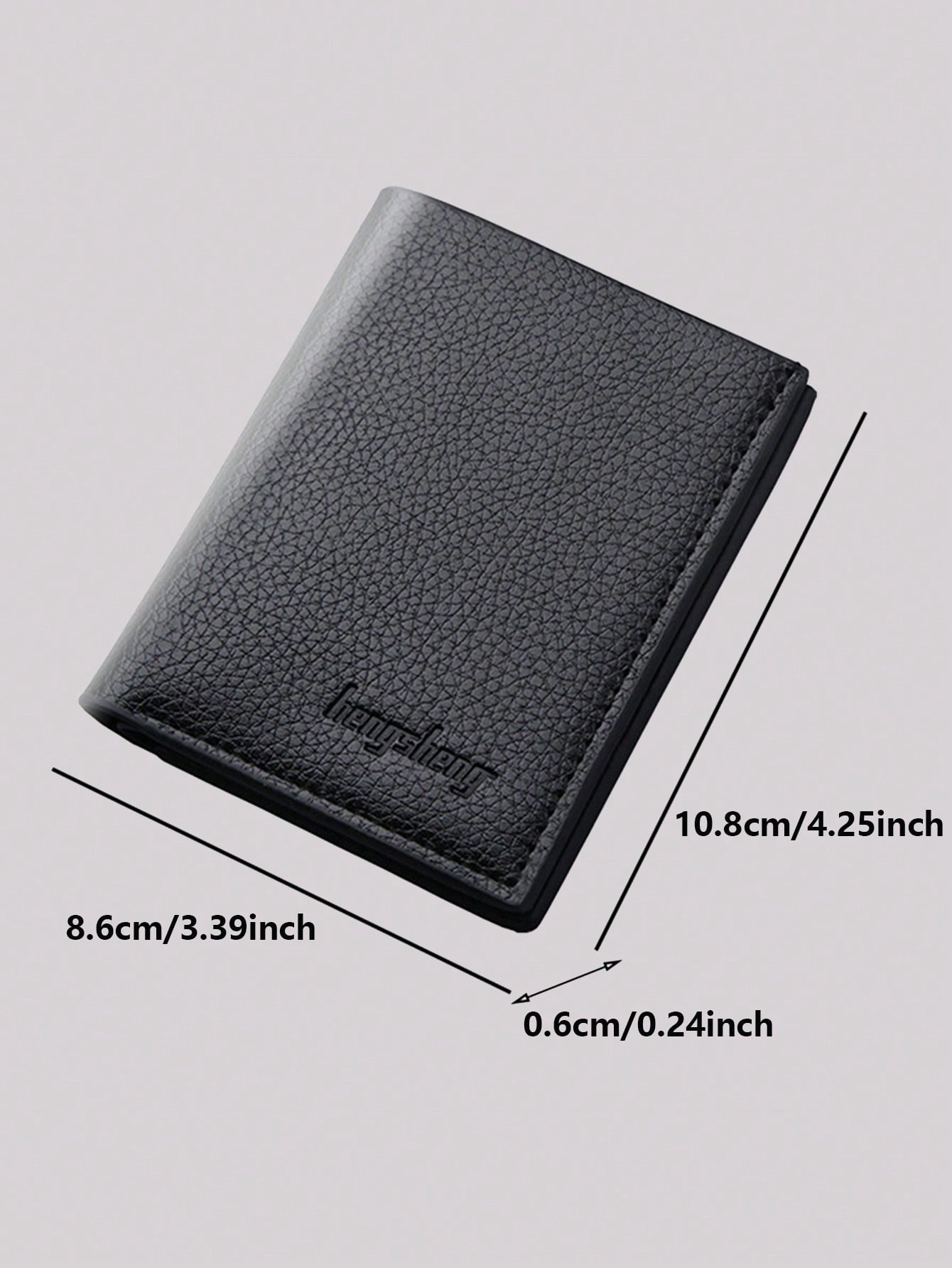 1pc Men's Multifunctional Slim 2 Fold Wallet With Pu Leather, Business & Casual Card Slots Short Purse For Daily Use