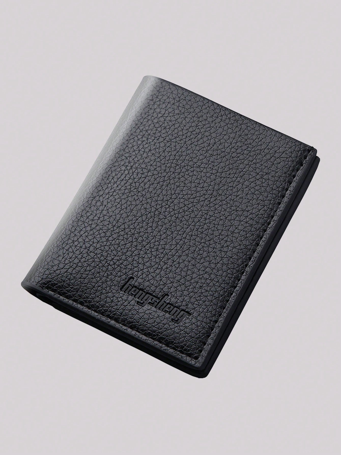 1pc Men's Multifunctional Slim 2 Fold Wallet With Pu Leather, Business & Casual Card Slots Short Purse For Daily Use