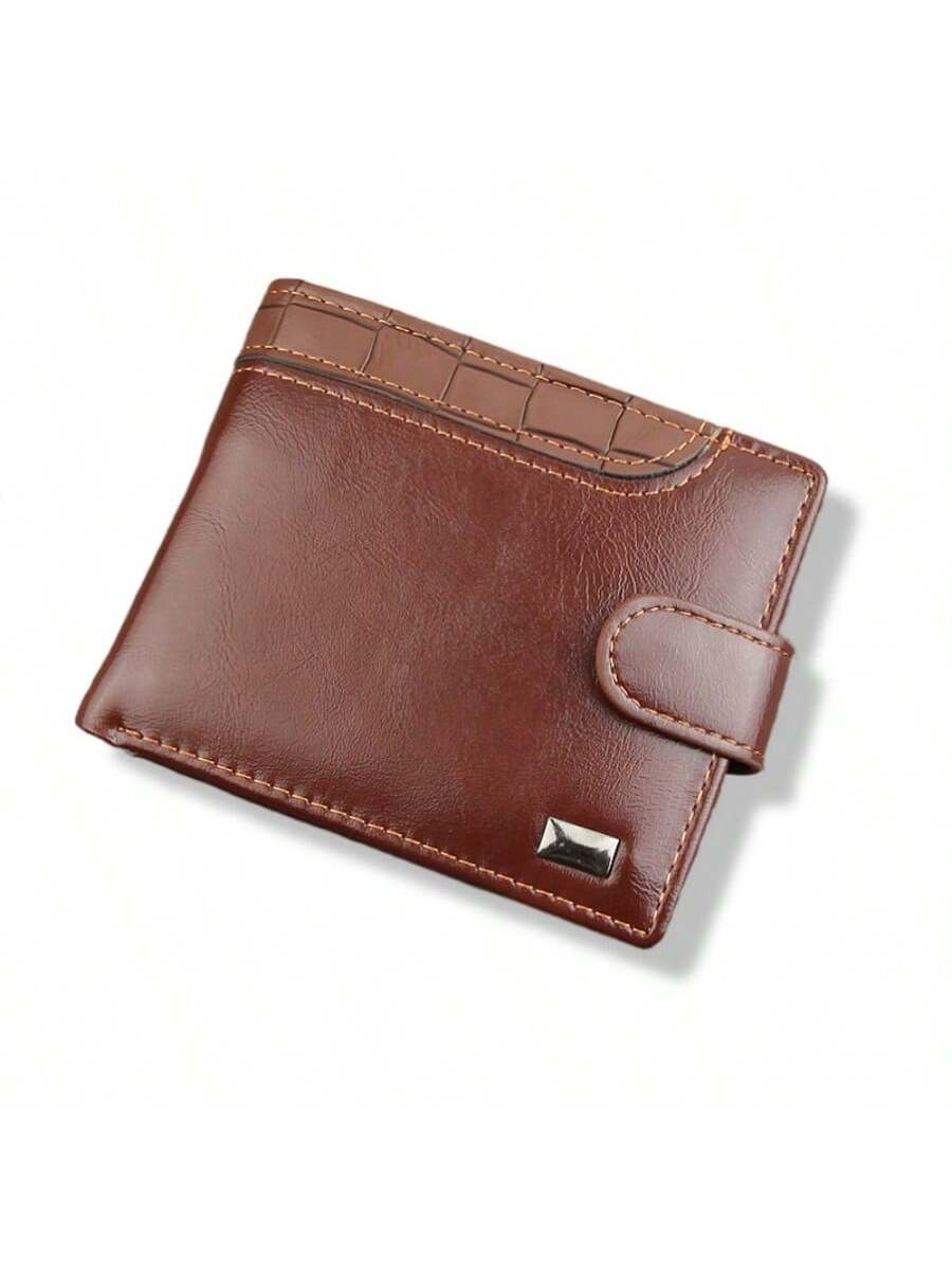 Short Multi-functional Buckle Design Fashionable Wallet For Business, High-end