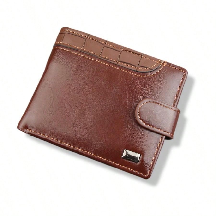 Short Multi-functional Buckle Design Fashionable Wallet For Business, High-end