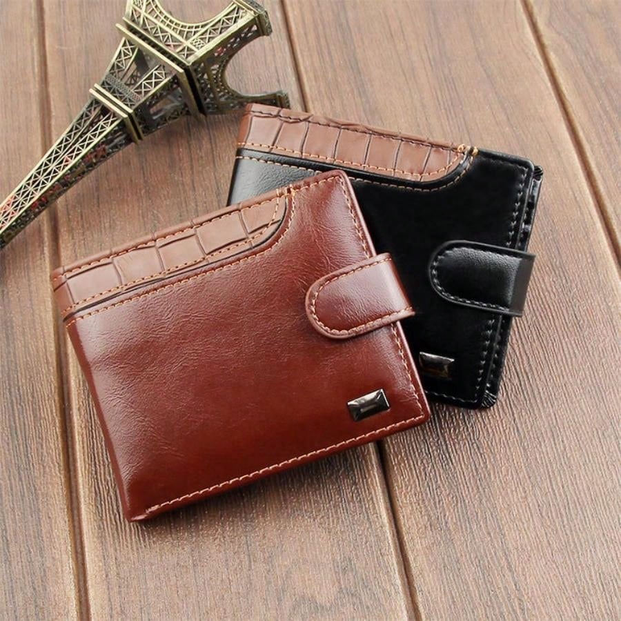 Short Multi-functional Buckle Design Fashionable Wallet For Business, High-end