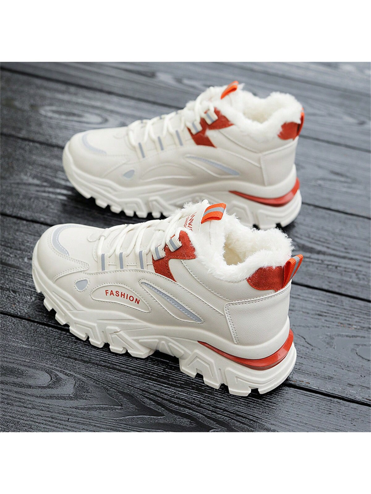 Winter Thickened Velvet Women's Shoes, Comfortable Shoes, Snow Sports Shoes, Outdoor Comfortable Shoes, Thick-soled Women's Shoes, Running Shoes, High-top Comfortable Shoes