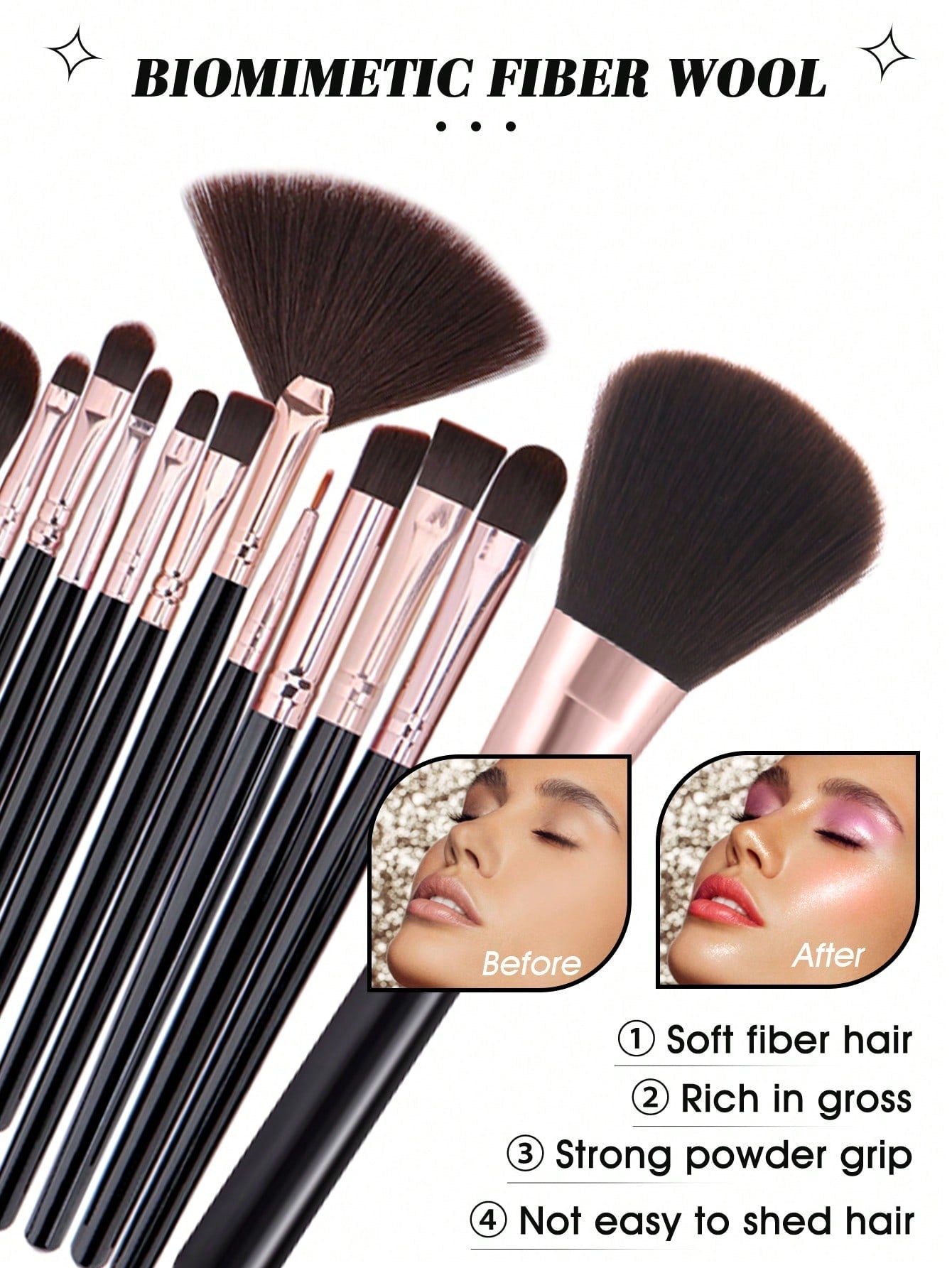 6PCS Makeup Puff Set+1PCS Makeup brush cleaning bowl+25PCS makeup brush sets Premium Synthetic hair  Eyeshadow Blending brush sets cosmetics tools for face and eyes