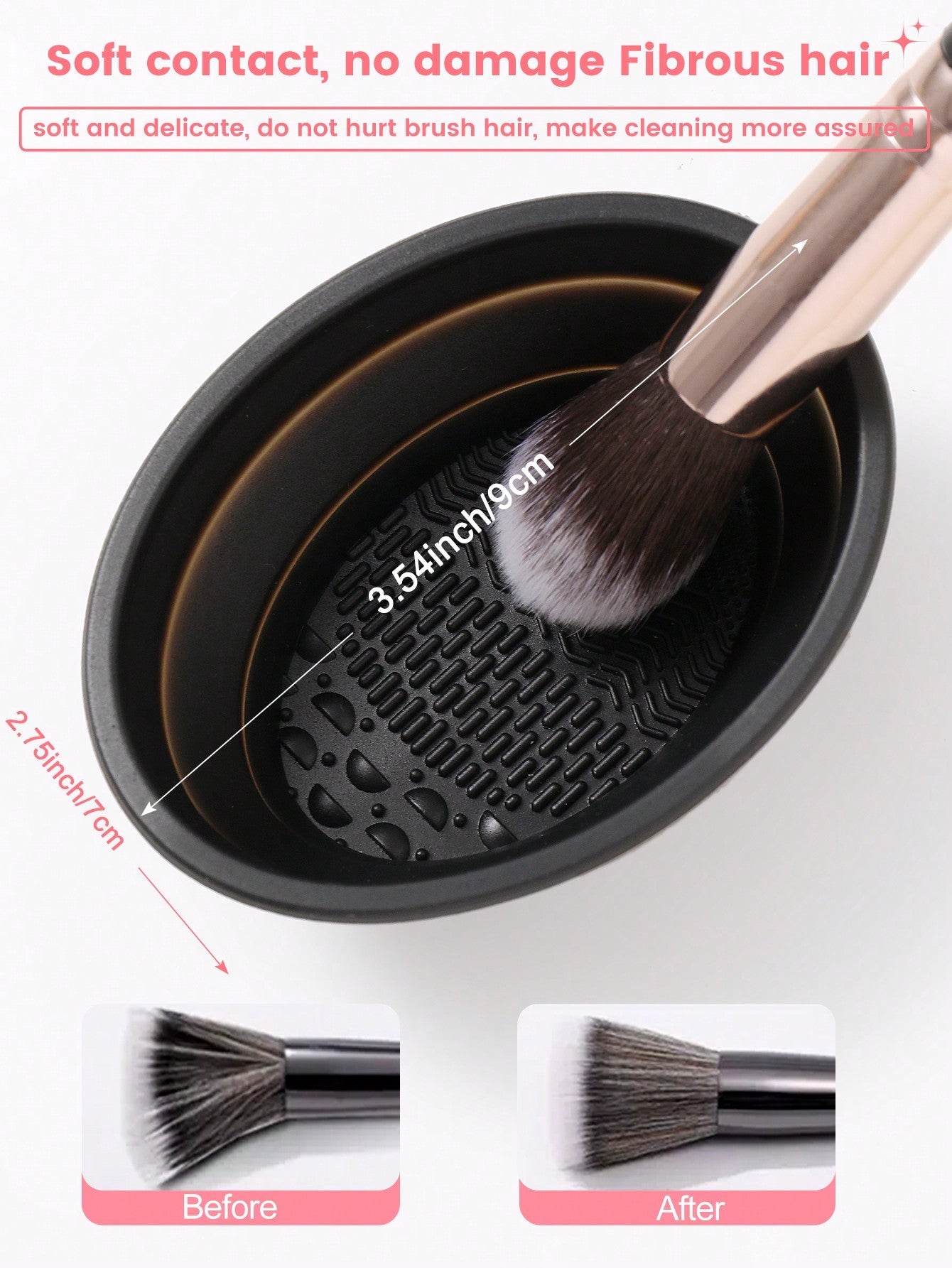 6PCS Makeup Puff Set+1PCS Makeup brush cleaning bowl+25PCS makeup brush sets Premium Synthetic hair  Eyeshadow Blending brush sets cosmetics tools for face and eyes