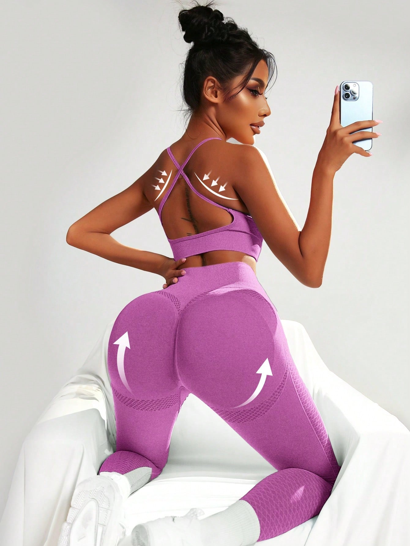 Yoga Basic Women'S Solid Color Sports Suit