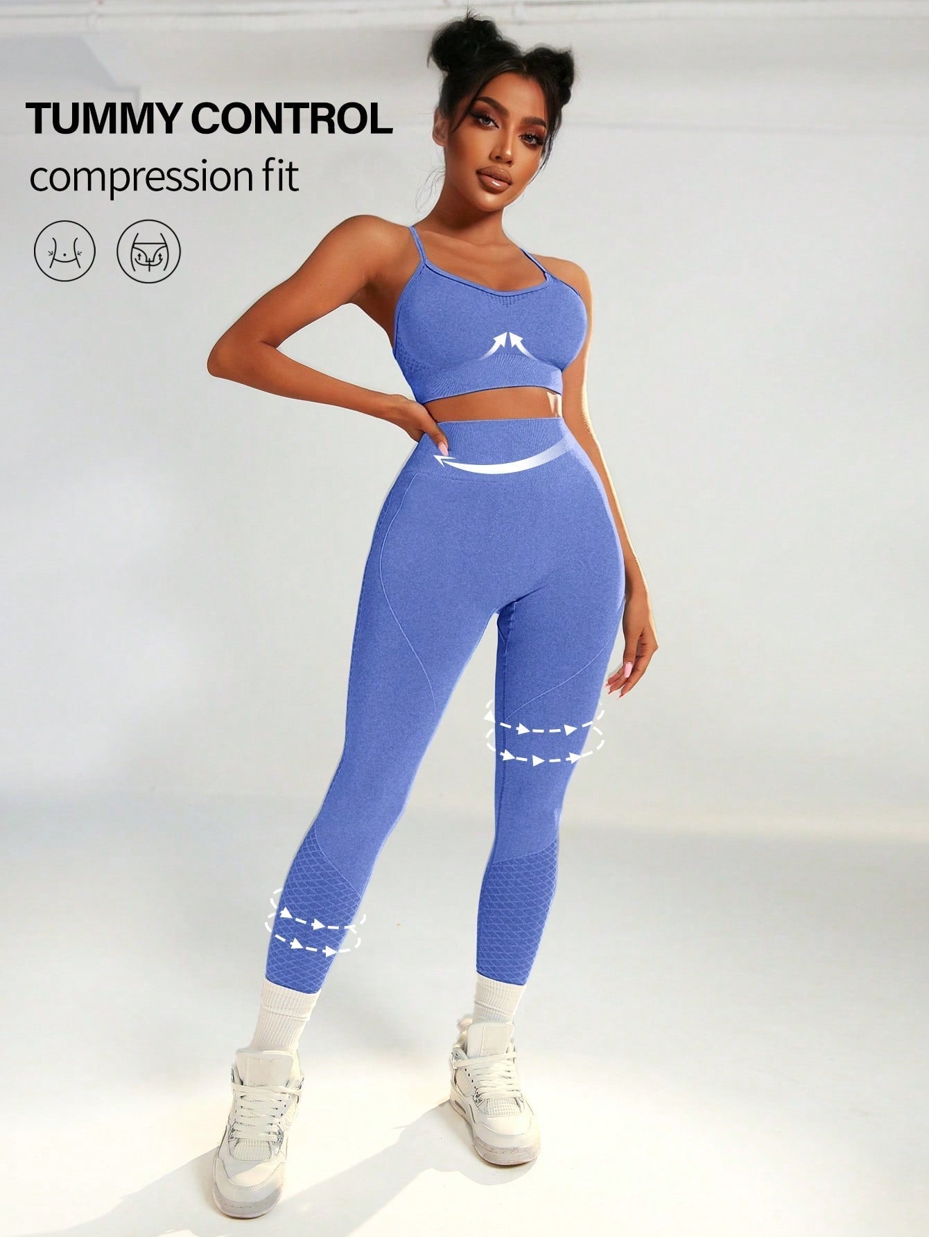 Yoga Basic Women'S Solid Color Sports Suit