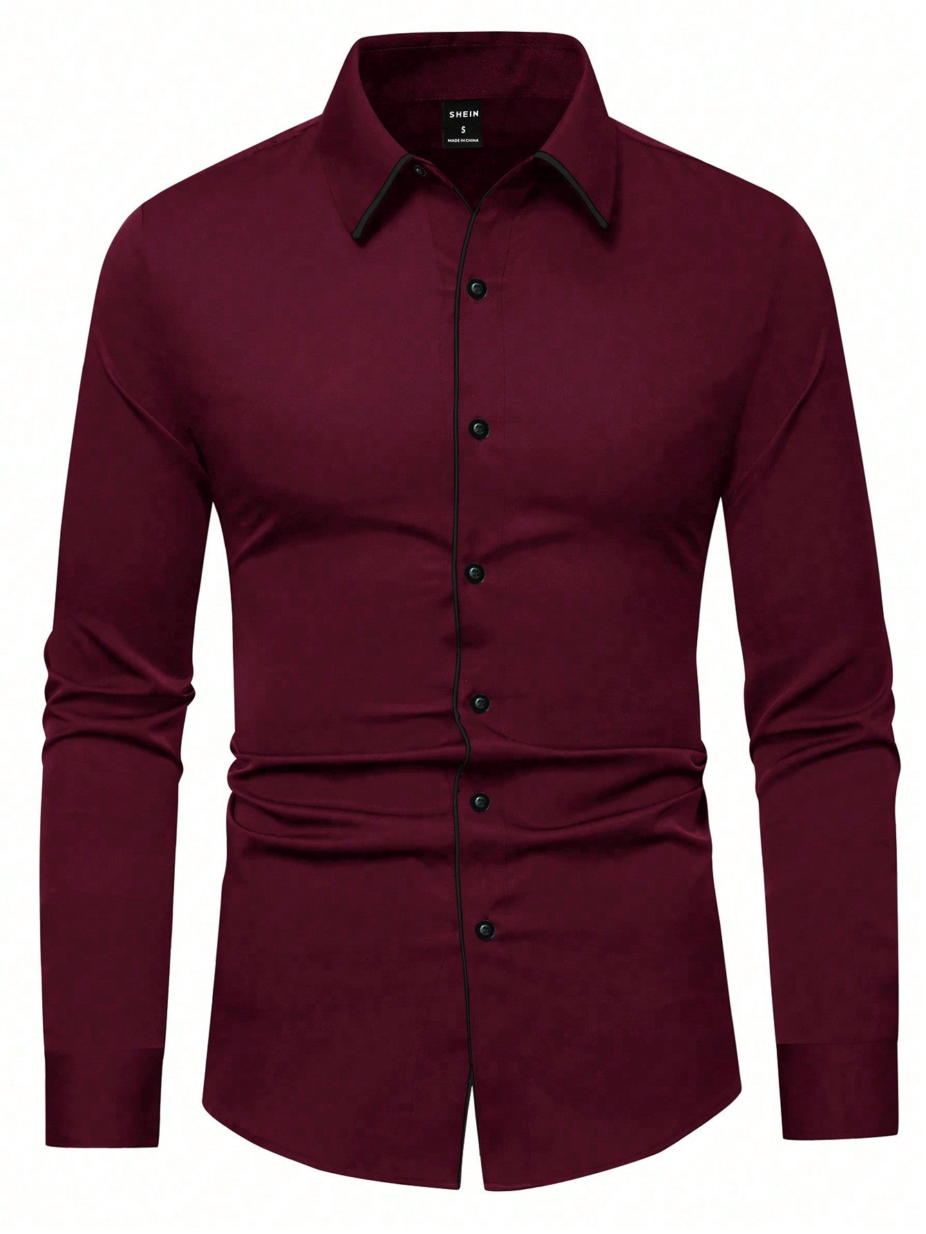 Manfinity Mode Men Solid Button Up Shirt