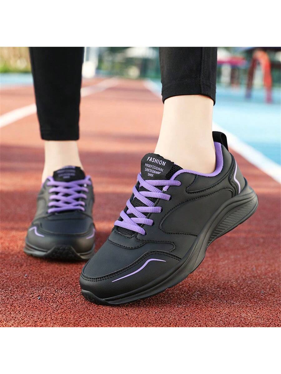 Autumn And Winter New Korean-style Women's Sports Shoes, Casual, Versatile, Waterproof, Soft-bottomed, Lightweight Sneakers For Students