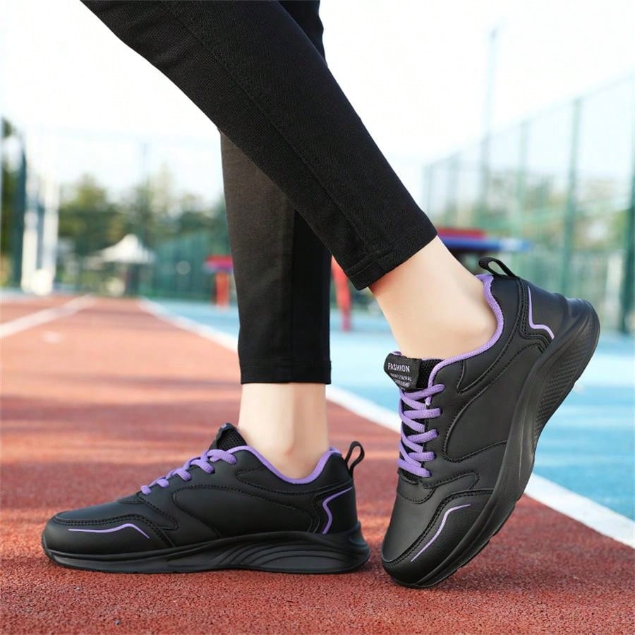 Autumn And Winter New Korean-style Women's Sports Shoes, Casual, Versatile, Waterproof, Soft-bottomed, Lightweight Sneakers For Students