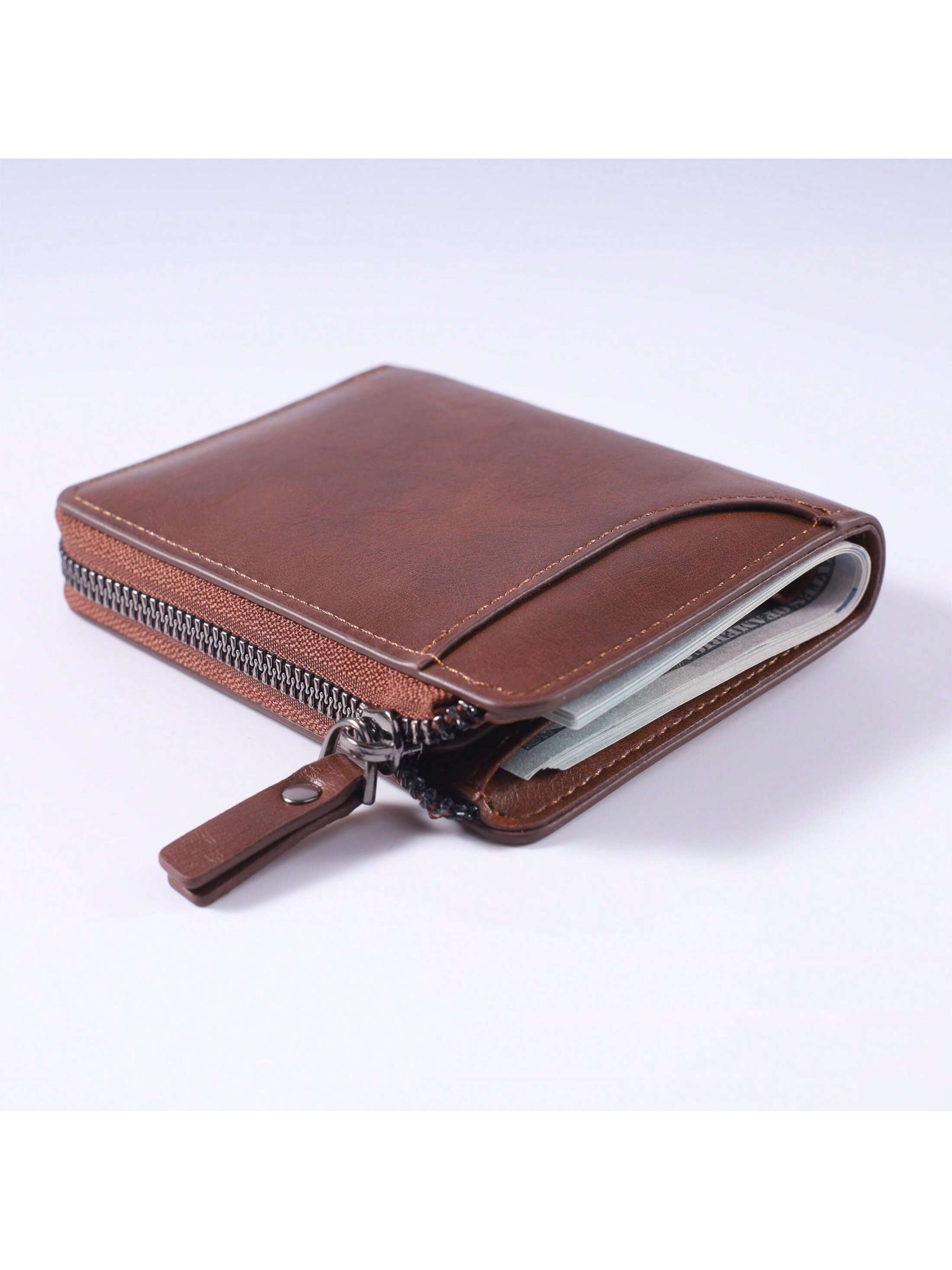 Men's wallet vertical multi-function card holder very short wallet