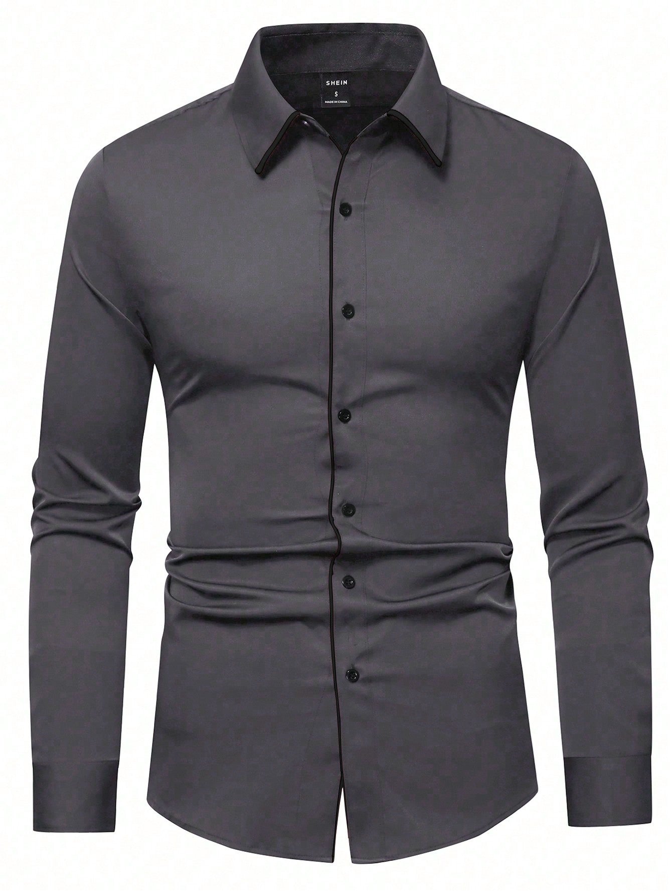 Manfinity Mode Men Solid Button Up Shirt