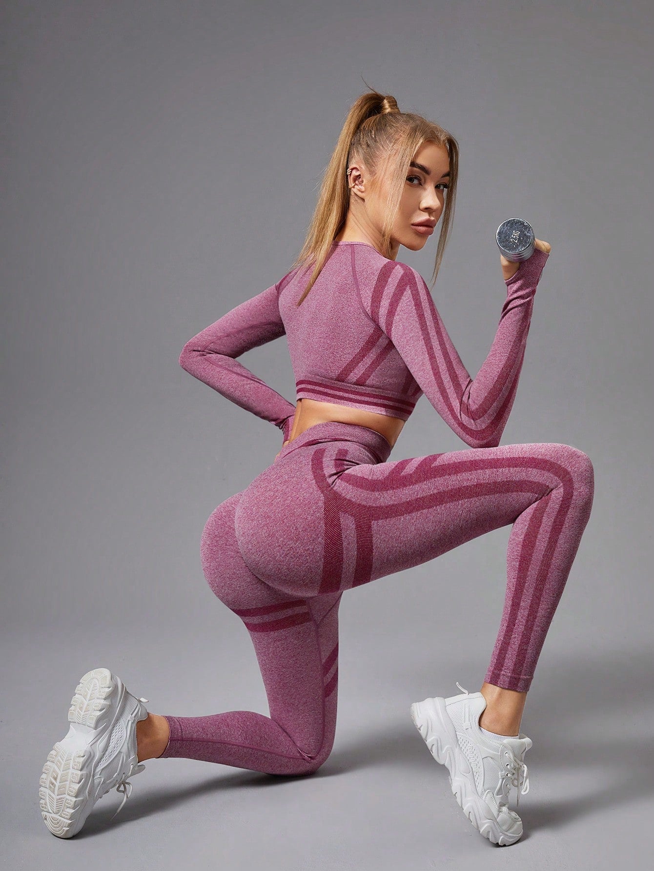 Daily&Casual Women'S Solid Color Slim Fit Sports Suit