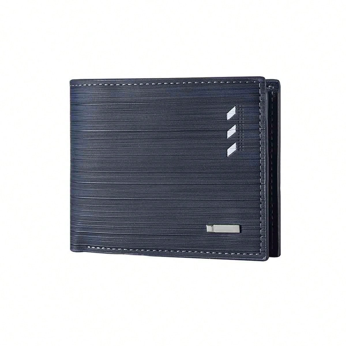 1pc Men's Short Wallet With Multi Card Slot, Horizontal Style, Business & Fashionable, Large Capacity