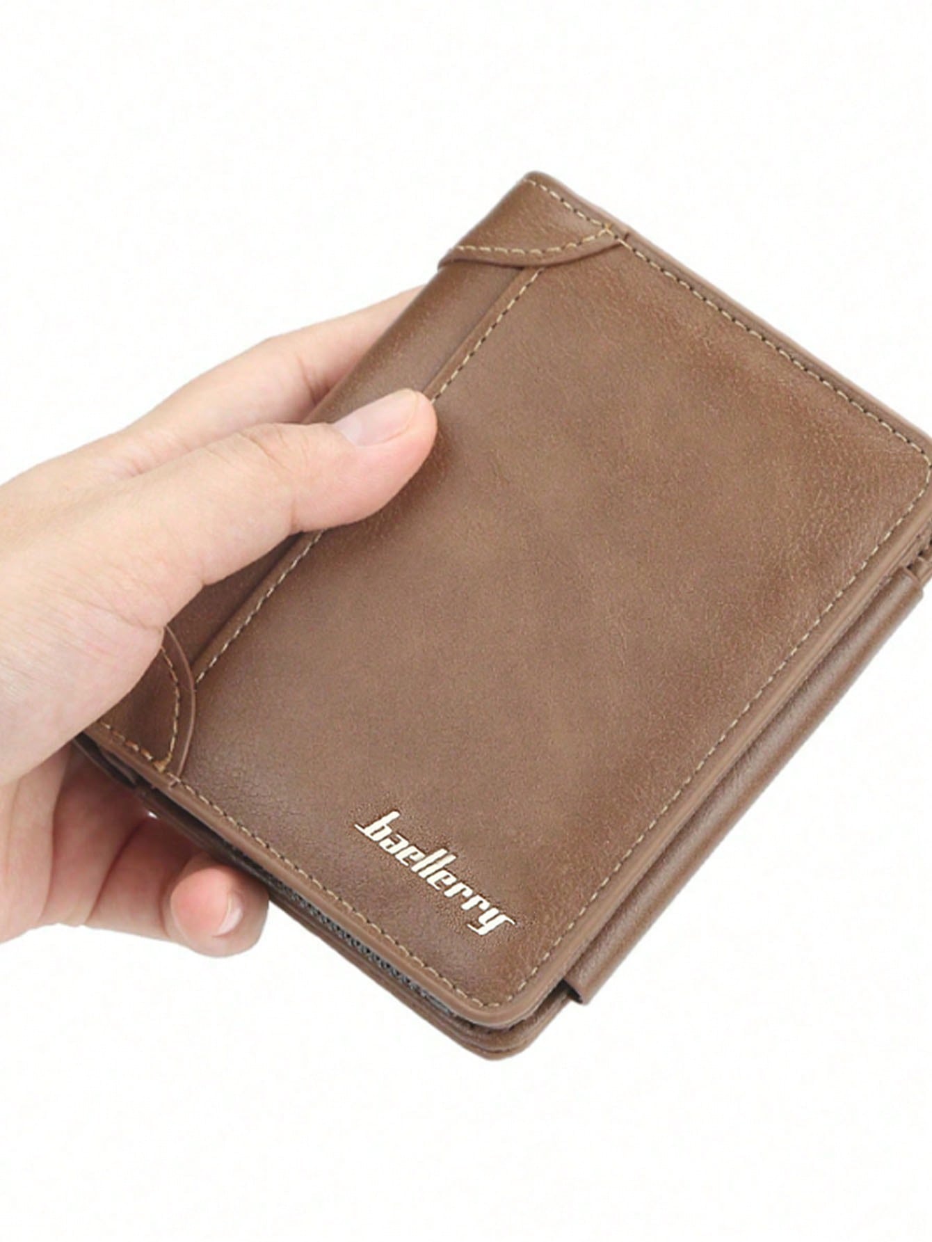 1pc Men's Multilayer Design Wallet, Cardholder