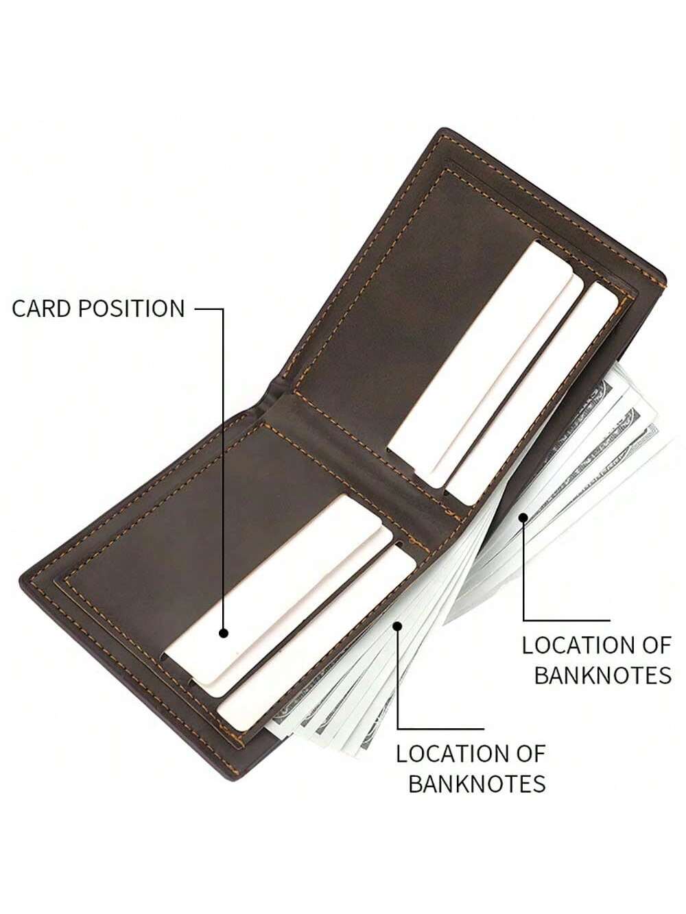 Mens Extra Capacity Slimfold Wallet Wallet For Men Mens Wallet,Slim Leather Bifold Gift For Men Mens Extra Capacity Slimfold Wallet