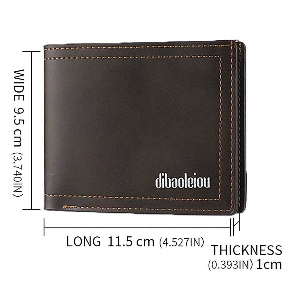 Mens Extra Capacity Slimfold Wallet Wallet For Men Mens Wallet,Slim Leather Bifold Gift For Men Mens Extra Capacity Slimfold Wallet