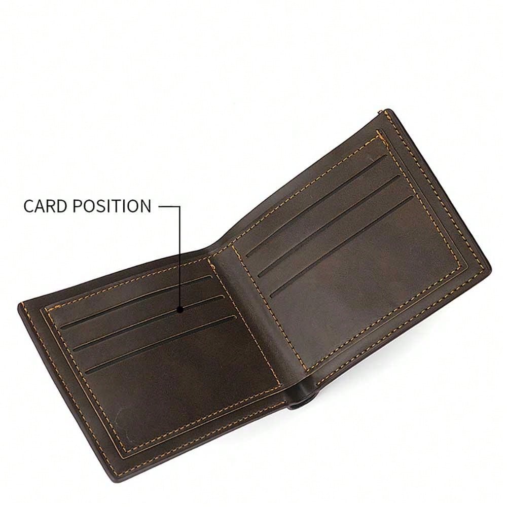 Mens Extra Capacity Slimfold Wallet Wallet For Men Mens Wallet,Slim Leather Bifold Gift For Men Mens Extra Capacity Slimfold Wallet