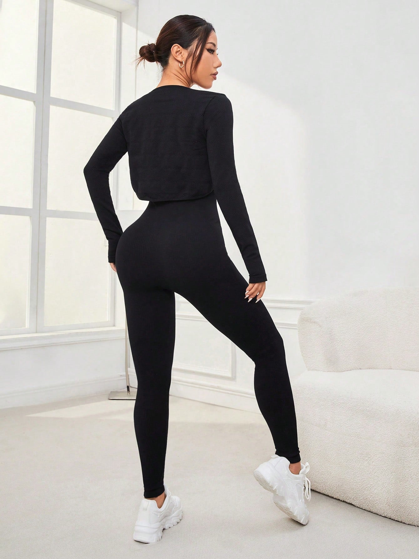 Yoga Basic Women'S Solid Color Sports Suit