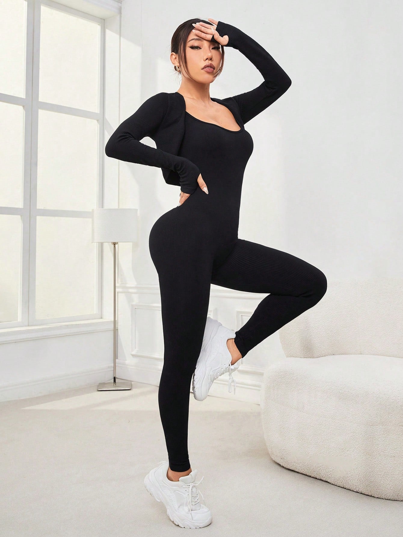 Yoga Basic Women'S Solid Color Sports Suit