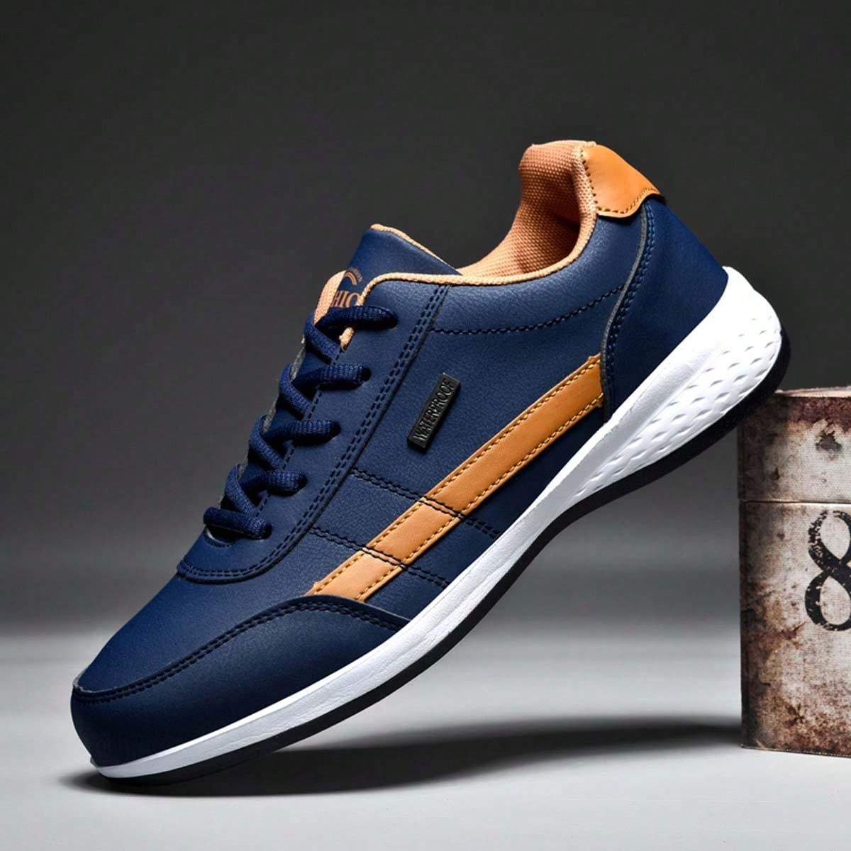 Men'S Fashionable Breathable Sneakers With Comfortable Soft Sole, Versatile Sports Shoes