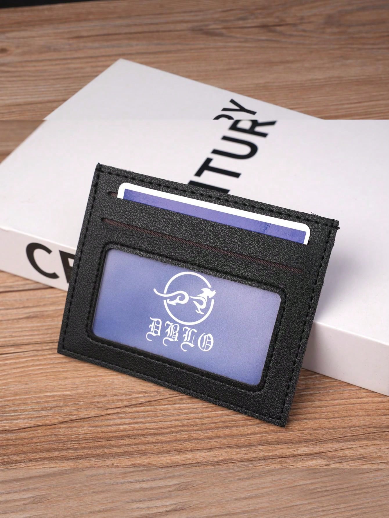 Men'S Card Holder, Unisex Credit Card Case, Id Card Wallet, Simple Mini Bank Card Package With Zipper