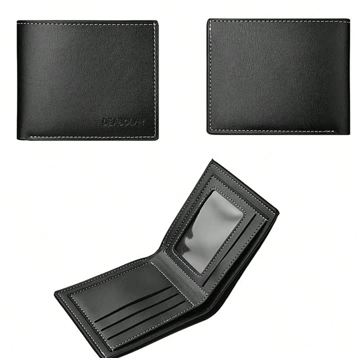 1pc New Arrival Men'S Wallet, Casual Leather Wallet