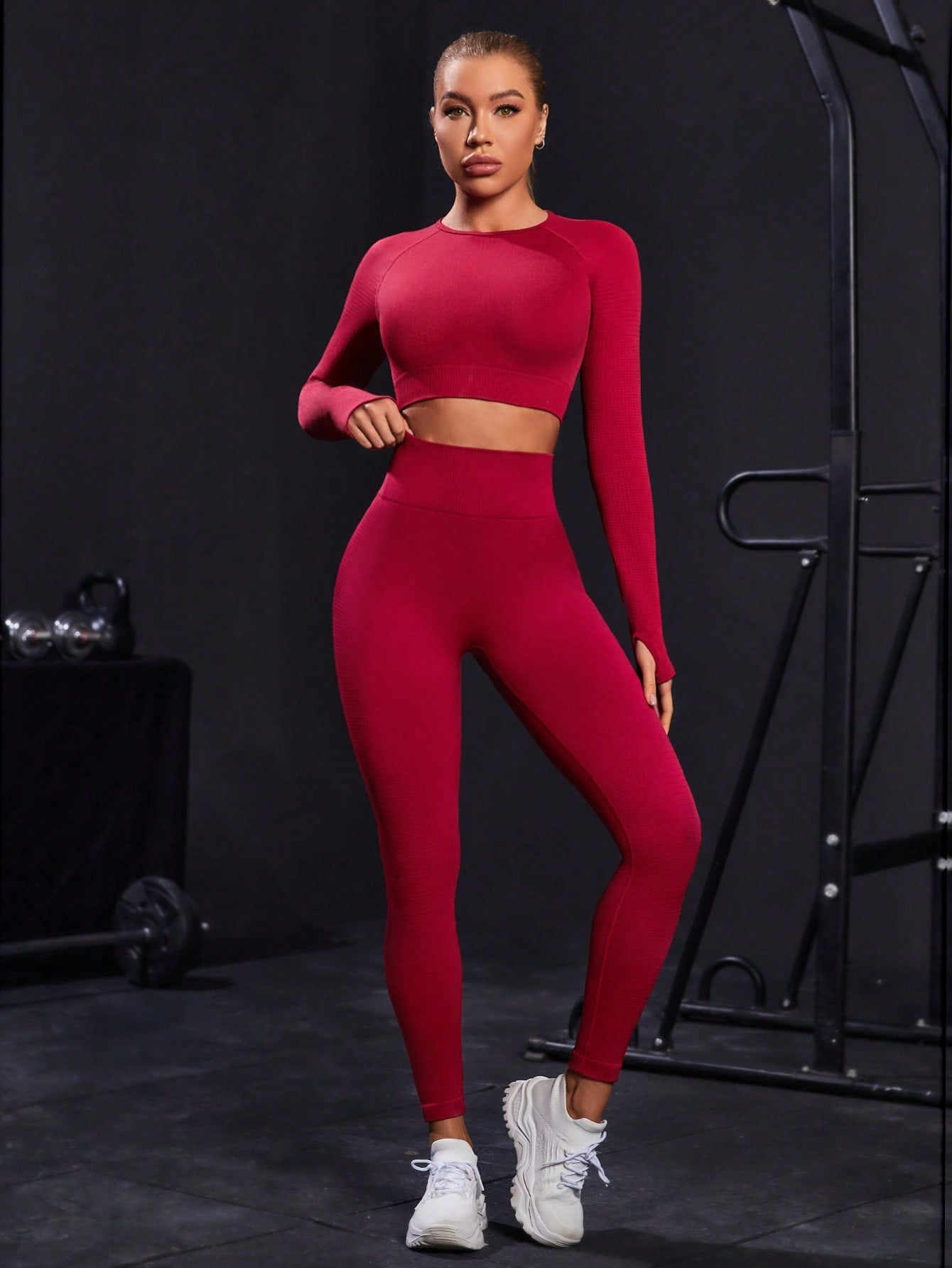 Yoga Basic High-Stretch Seamless Women'S Sports Suit