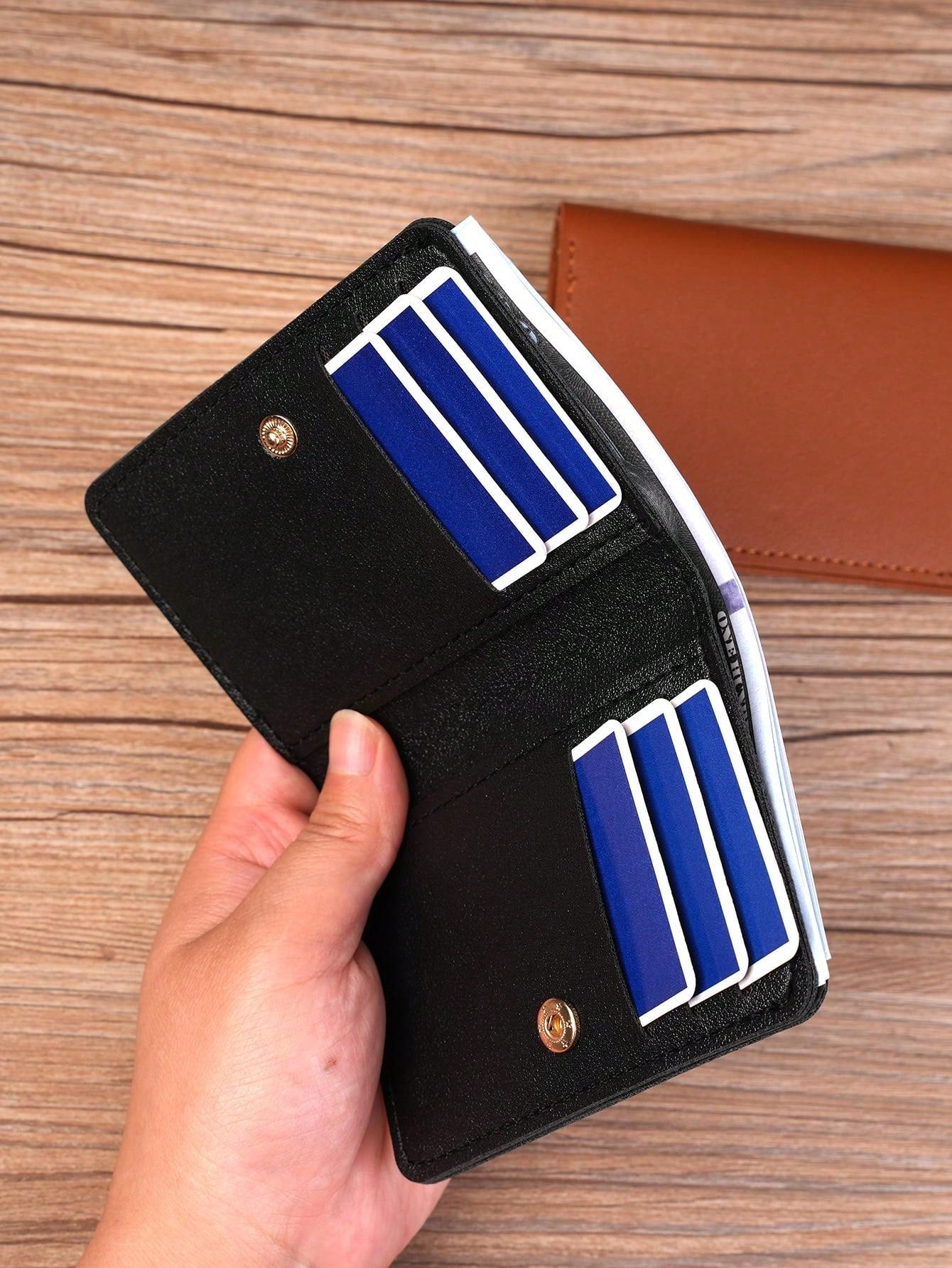 Men'S Card Holder Wallet, Coin Purse, Id Card Case, 8 Card Slots, Convenient And Compact To Carry