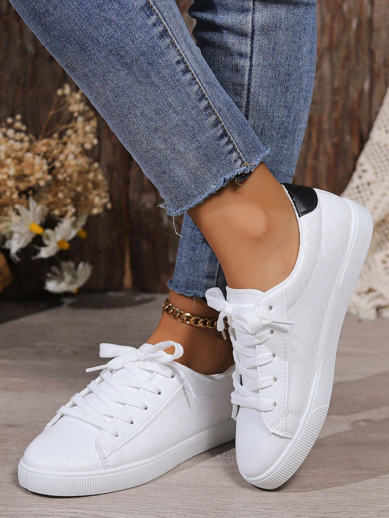 New Spring Autumn Lace-up Women's Sports Shoes, Casual Fashionable Classic Sneakers For Students