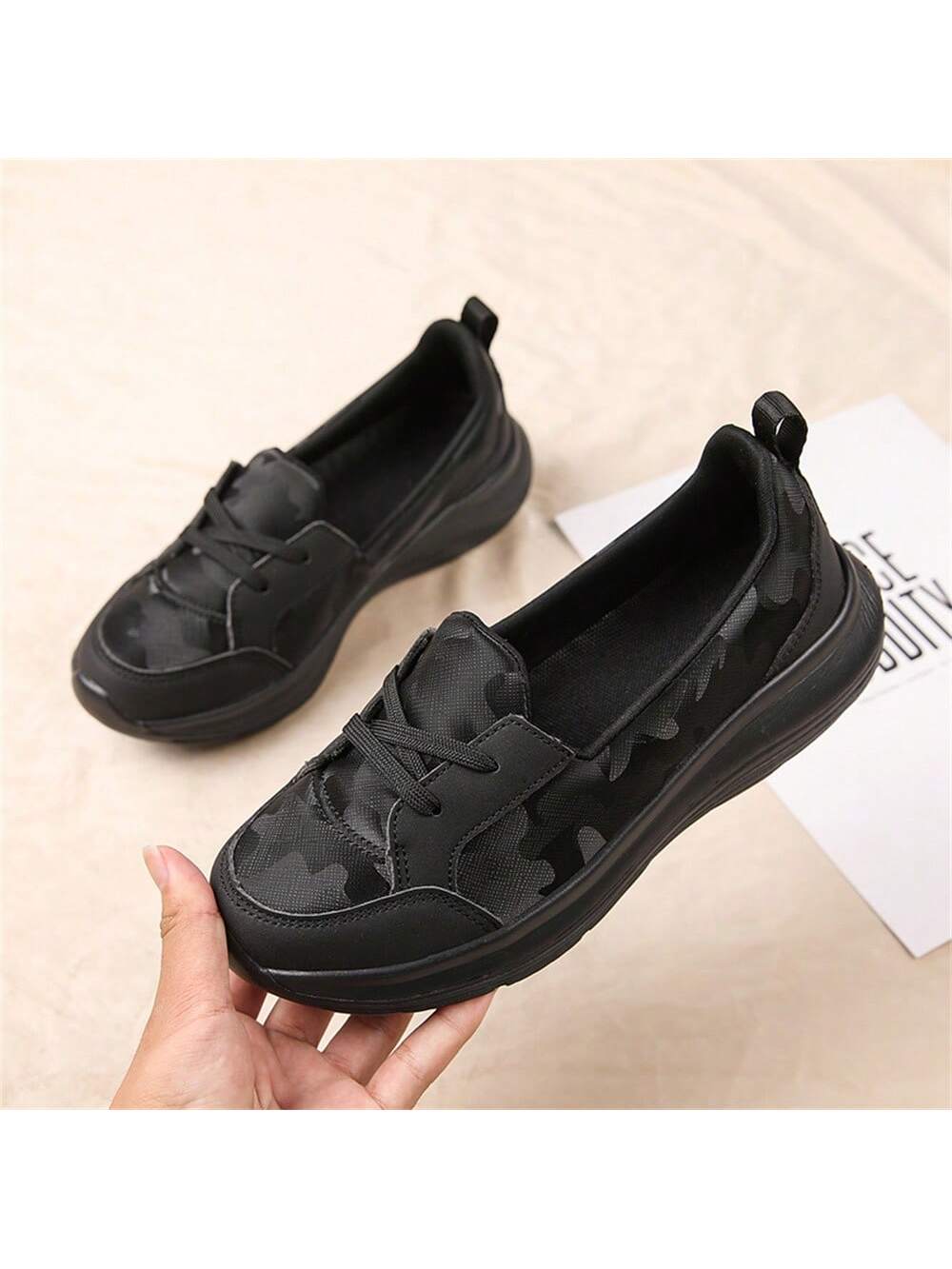 New Arrival Women'S Slip-On Shoes, Breathable Leather Flat Loafers, Suitable For All Seasons, Perfect For Traveling Or Long-Time Standing, Fashionable And Versatile For Walking