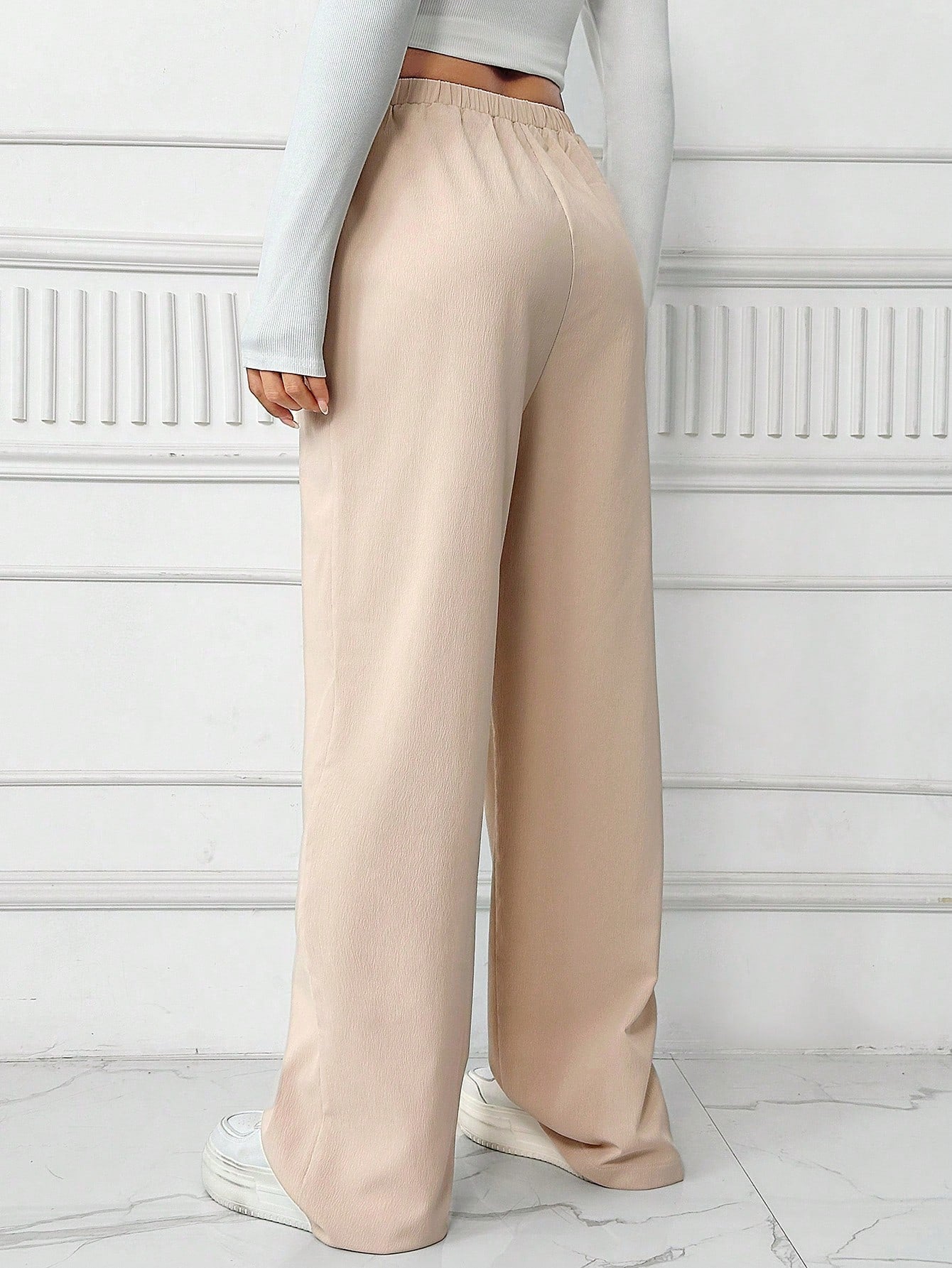 Women'S Casual Comfortable Slanted Pocket Pants