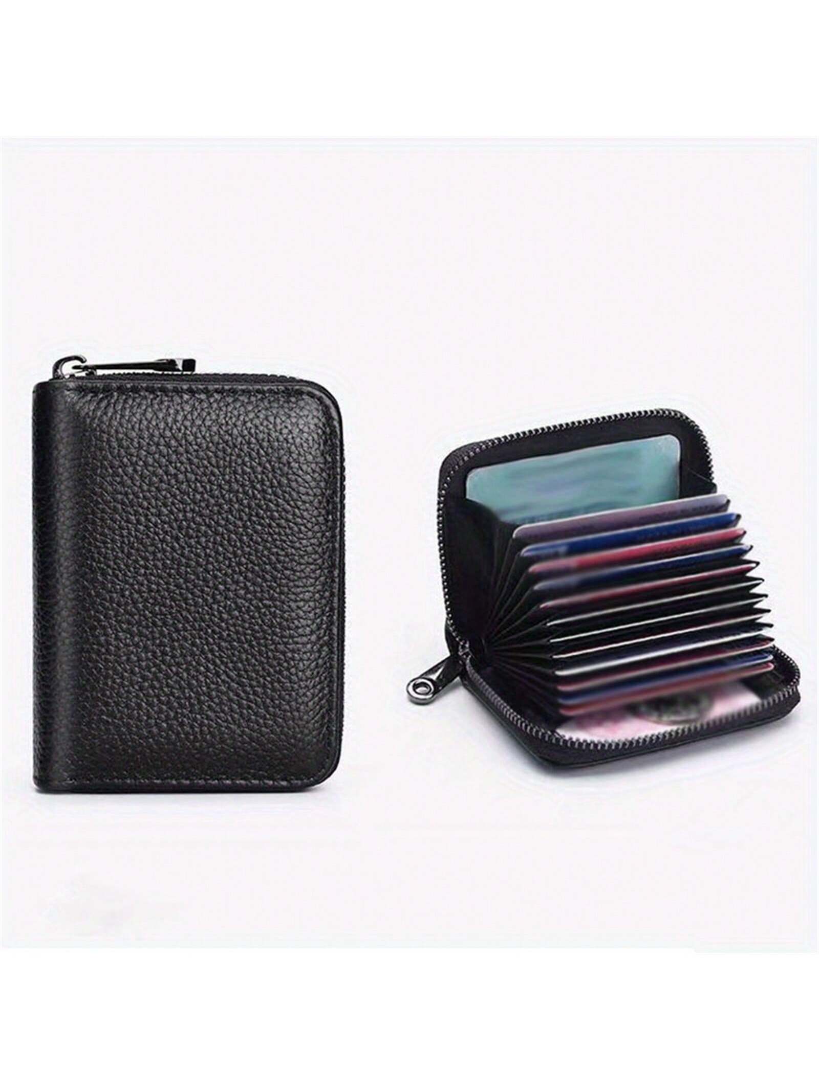 1PC Anti-Degaussing Card Holder, Exquisite Multi-Card Slots, Large-Capacity Bank Card Holder, Ultra-Thin Small Card Holder, Document Holder