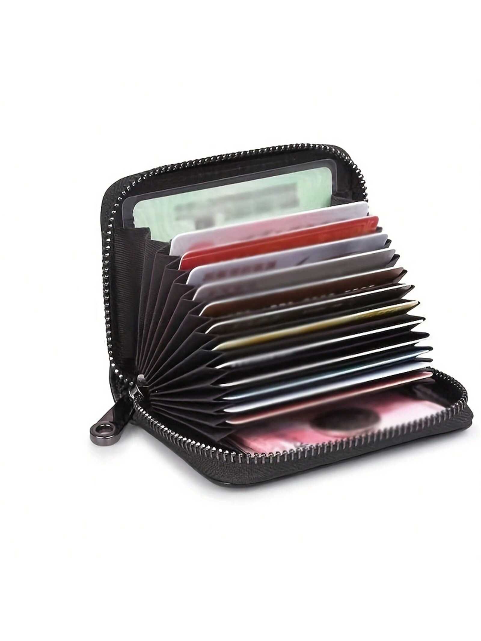 1PC Anti-Degaussing Card Holder, Exquisite Multi-Card Slots, Large-Capacity Bank Card Holder, Ultra-Thin Small Card Holder, Document Holder